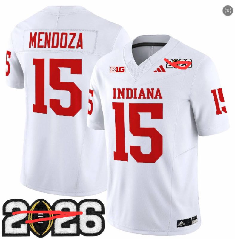 Men 2026 Ohio State Buckeyes #15 Mendoza White Limited NCAA Jersey 076->ncaa teams->NCAA Jersey